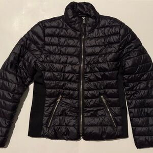 Love Tree Black Puffer Jacket